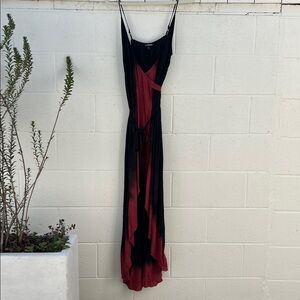 Express wrap high low dress. Size medium 100% rayon